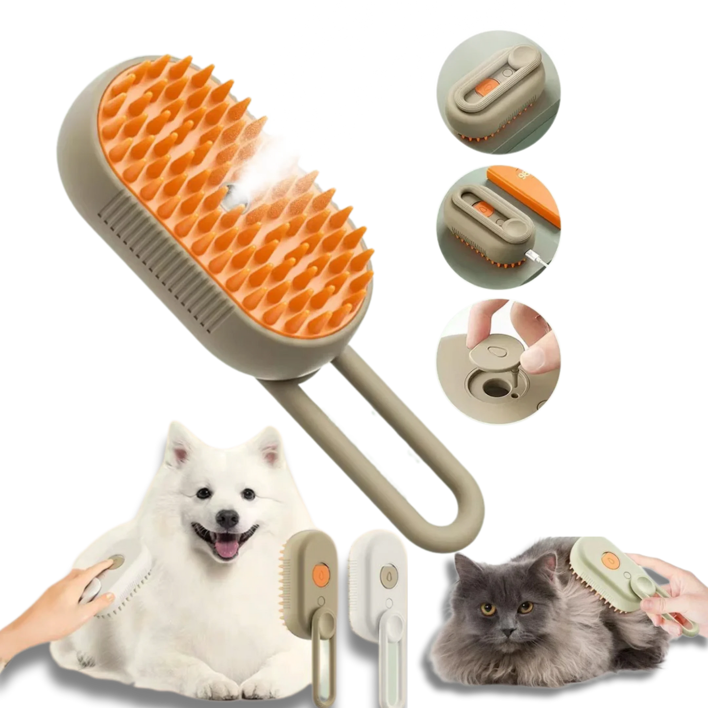 Pawnvana VetChoice™ Calming Steam Spa Brush