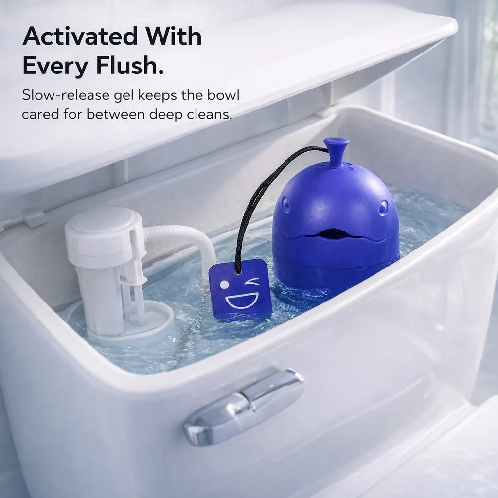 FreshFlush™ Cistern Gel Toilet Cleaner  -  Up to 1200 flushes