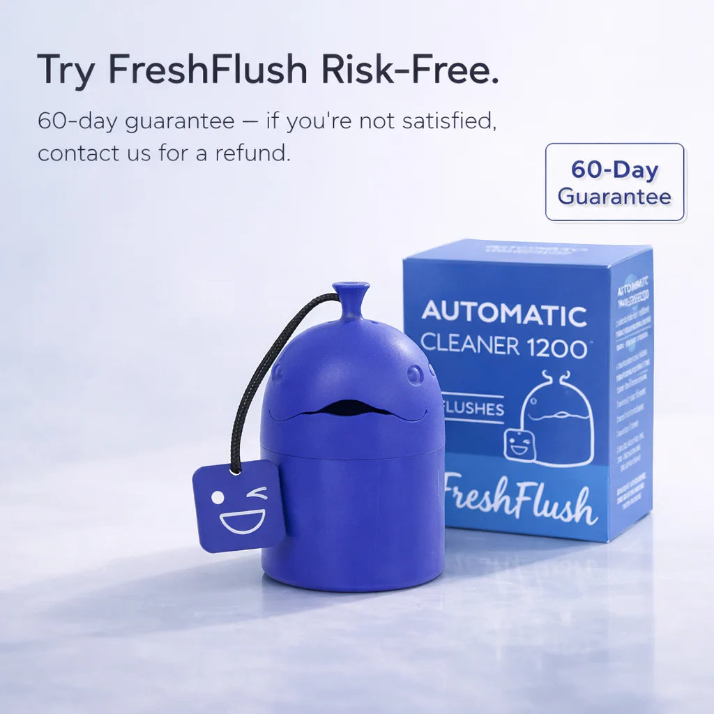 FreshFlush™ Cistern Gel Toilet Cleaner  -  Up to 1200 flushes